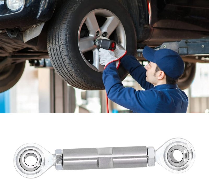 KooingTech Alternator Tensioning Rod, 2 1/2In Adjuster Tensioner Rod, Heim Joint Rod, Stainless Steel Alternator Bracket Diameter 5/8in Compatible with SBC BBC 350 454 Engine - Image 4